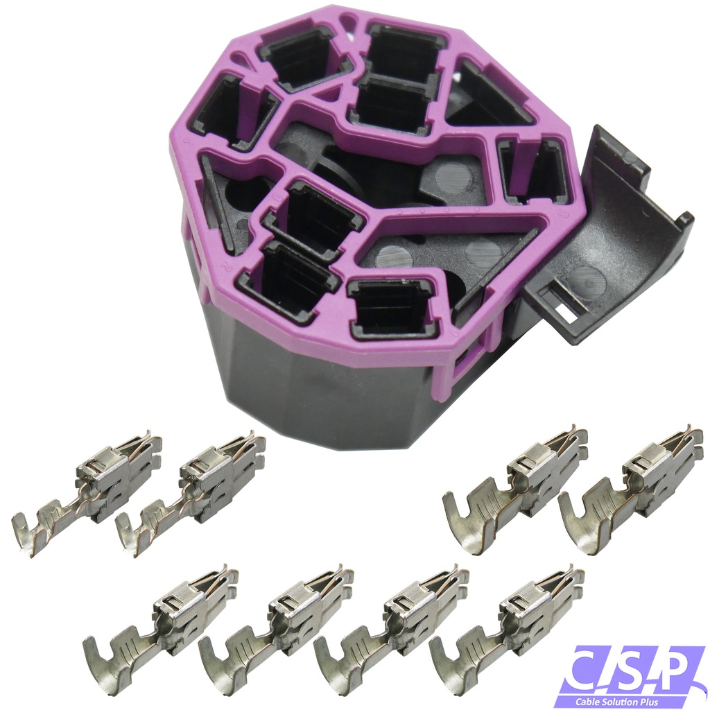 [33-1884] Reparatursatz 8-polig Stecker VW AUDI 8D0971975 8D0 971 975 z.b. Zündschloß