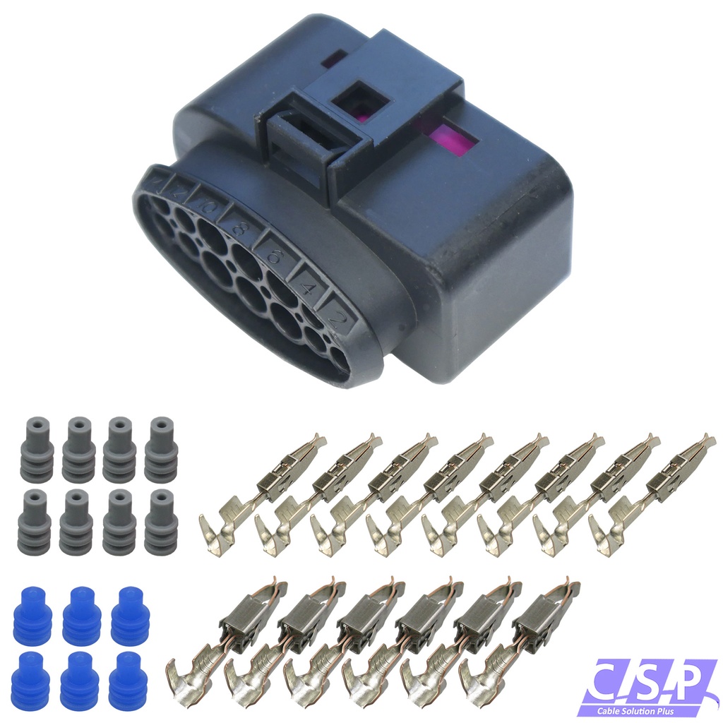 [33-1890] Reparatursatz Stecker 14-polig wie VW AUDI 1J0973737 1J0 973 737 Steckverbinder