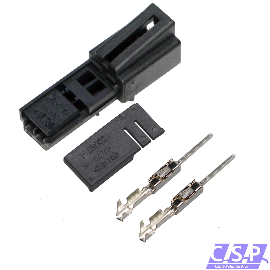 [33-1892] Reparatursatz Stecker 2-polig wie VW AUDI 4E0972575 4E0 972 575 Steckverbinder