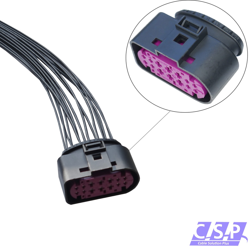 [33-1891] Reparatursatz Kabelsatz Stecker 14-polig wie VW AUDI 1J0973737 Steckverbinder