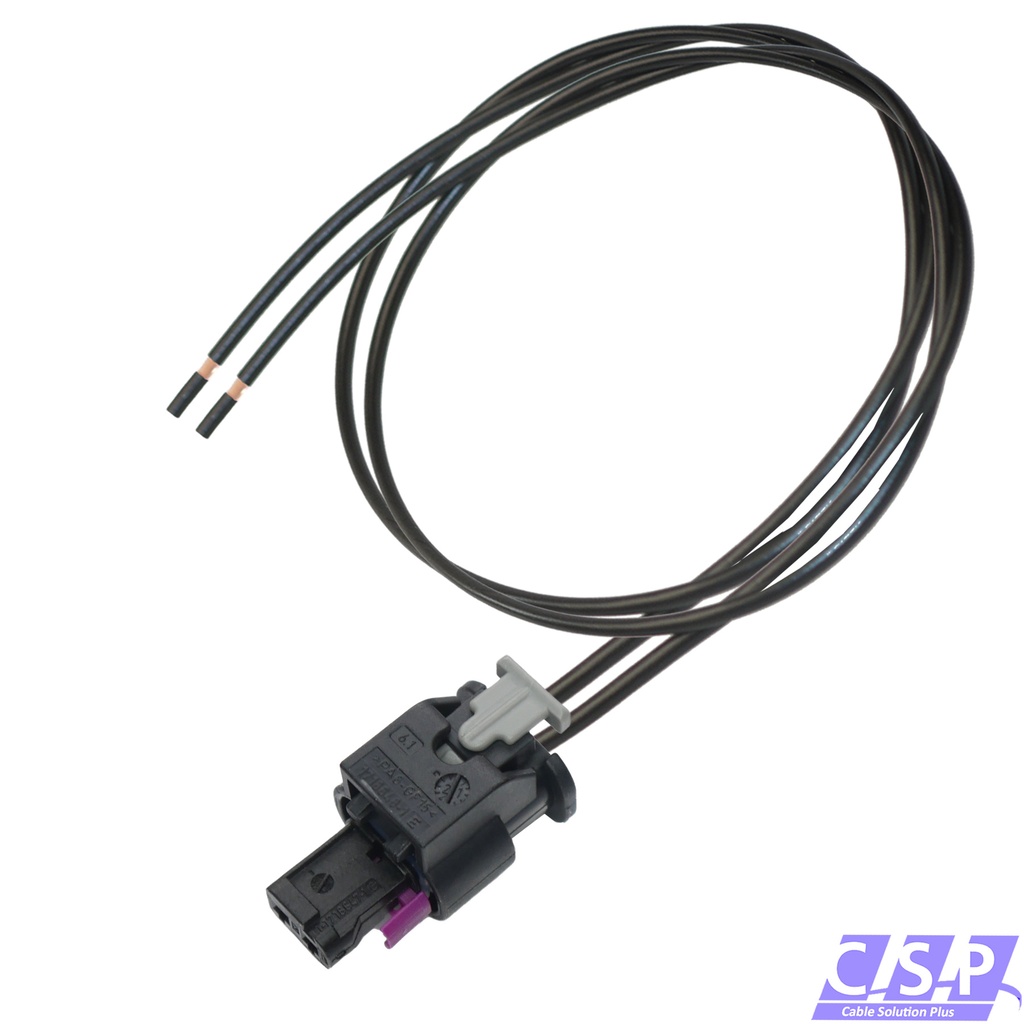 [33-1904] Reparatursatz Kabelsatz 2-polig Stecker passt zu VW AUDI 4F0973702 4F0 973 702