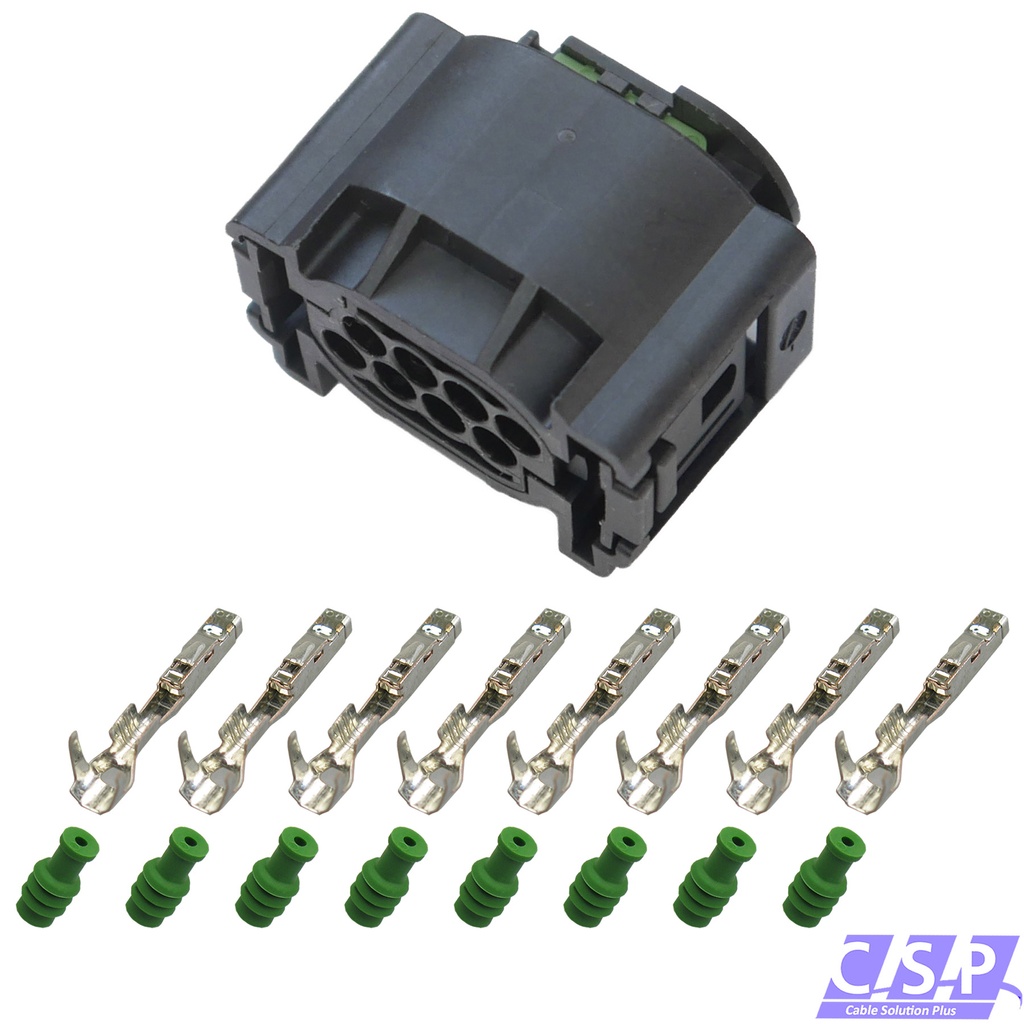 [33-1911] Reparatursatz 8-polig Stecker passt zu VW 4F0972708 4F0 972 708 z.B. Radarsensor