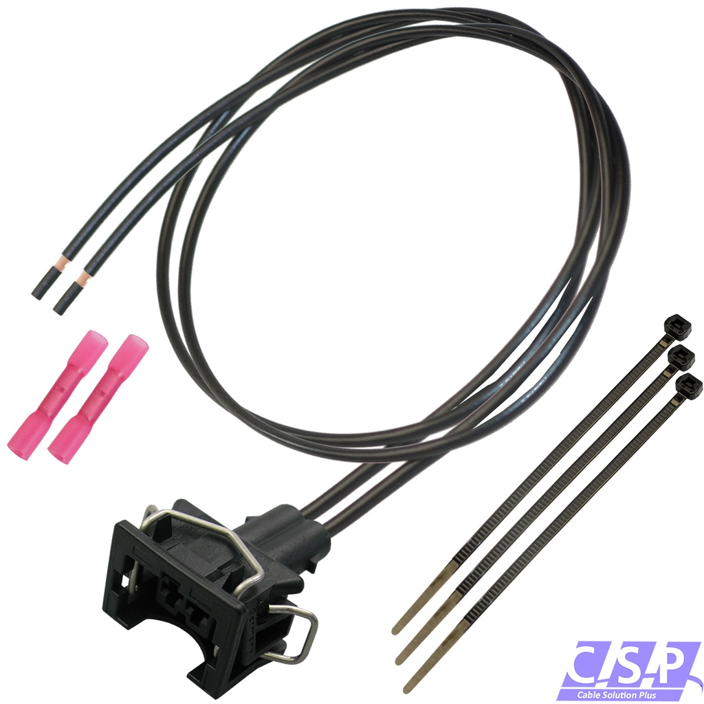 [33-1920] Reparatursatz Kabelsatz 2-polig Stecker wie VW 037906240 Einspritzventil EV1