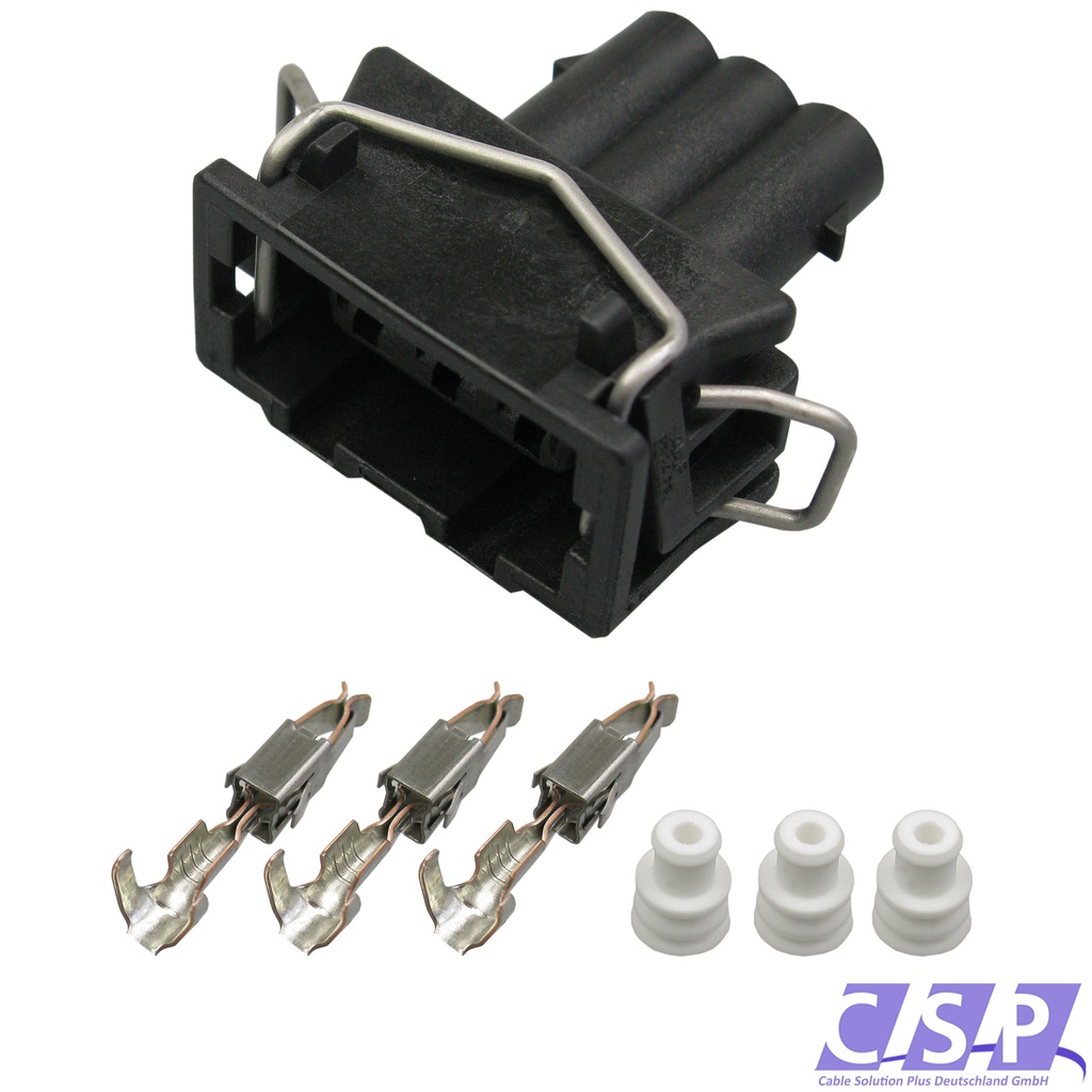 [33-1926] Reparatursatz 3-polig 1,0²-2,5² JPT Stecker passt zu VW 357972753 357 972 753