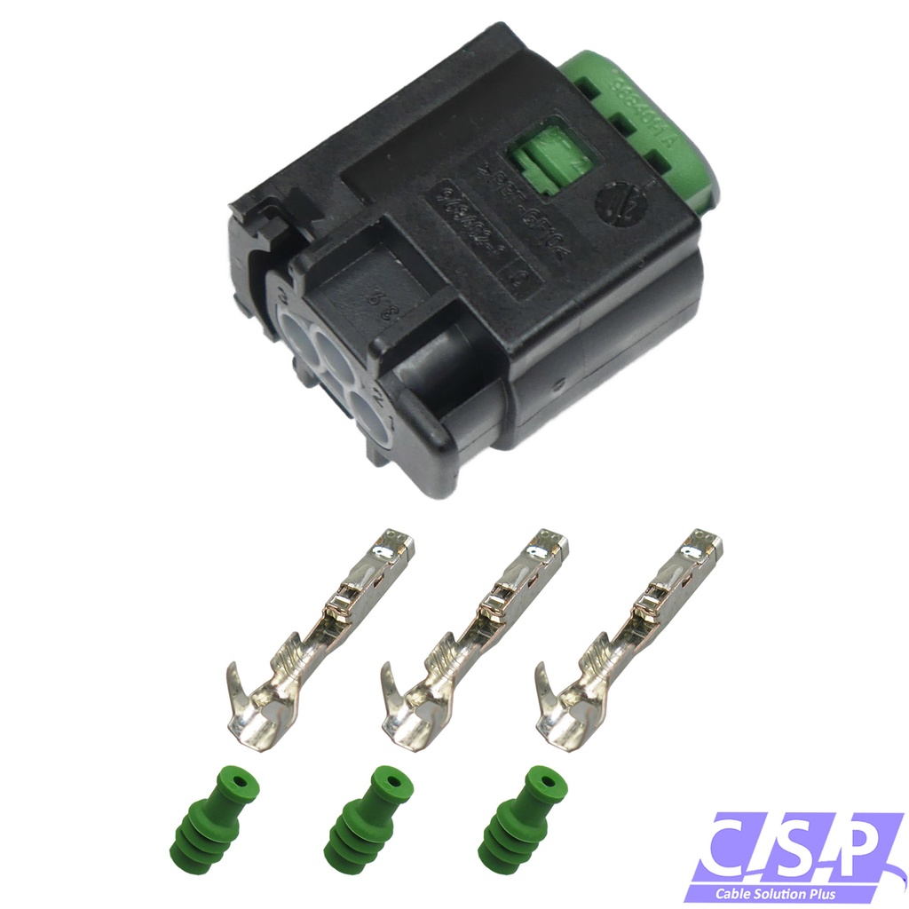 [33-1915] Reparatursatz 3-polig Stecker passt zu VW 4B0972883A 4B0 972 883A Steckverbinder
