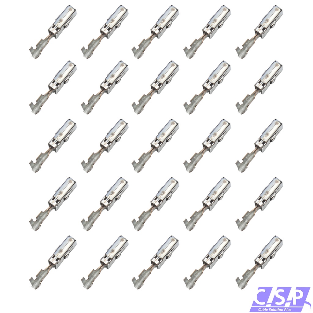 [33-1914-025] 25x MCP 2,8 Kontakt Stecker Crimp Buchse 0,50-1,00mm² 1241388-1 / 105114.01