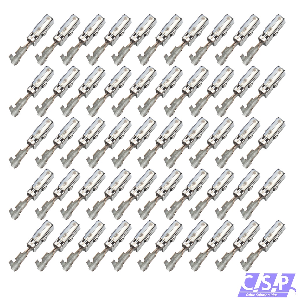 [33-1914-050] 50x MCP 2,8 Kontakt Stecker Crimp Buchse 0,50-1,00mm² 1241388-1 / 105114.01