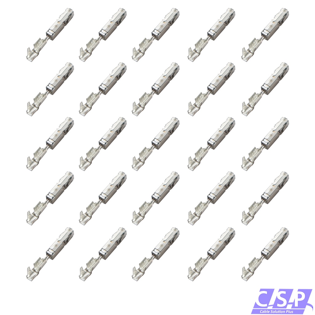 [33-1916-025] 25x MCP 1,5 Kontakt Stecker Crimp Buchse 0,50-1,00mm² 1241374-1 / 105112.01
