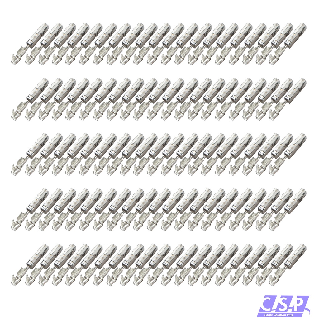 [33-1916-100] 100x MCP 1,5 Kontakt Stecker Crimp Buchse 0,50-1,00mm² 1241374-1 / 105112.01