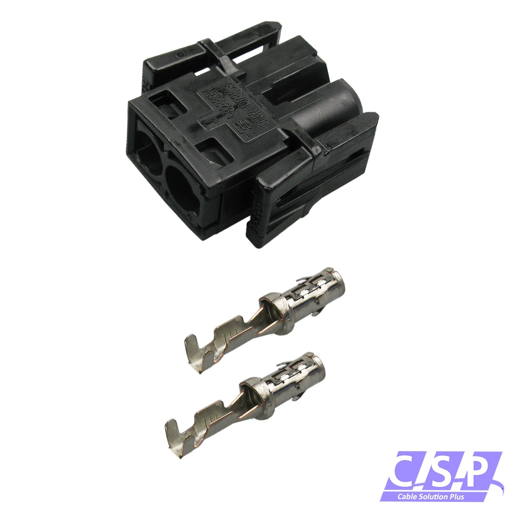 [33-1931] Reparatursatz 2-polig Stecker Buchse wie BMW 1378108.9 System 2.50 TE 1-82816-1