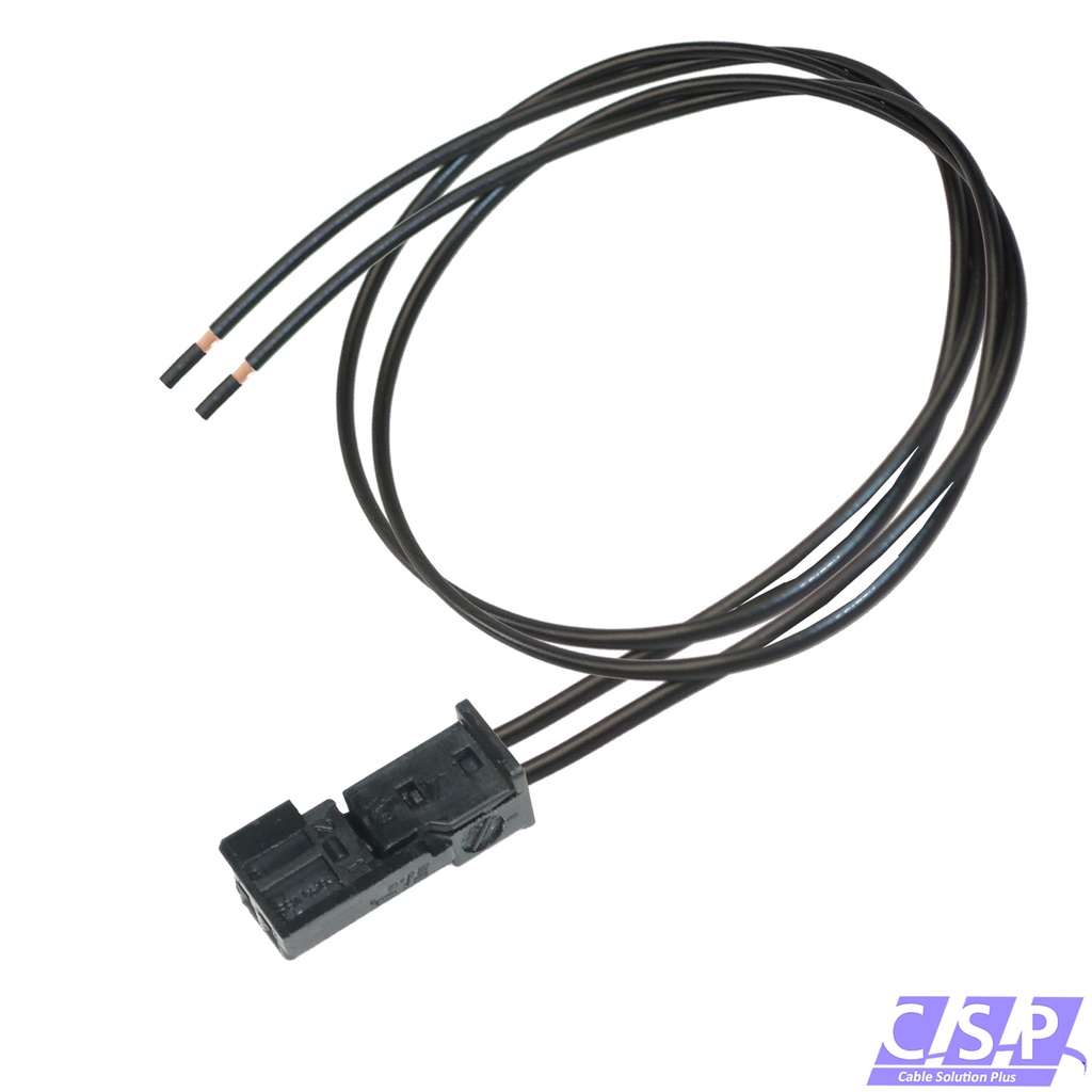 [33-1938] Reparatursatz Kabelsatz Stecker 2-polig passt zu VW 3B0973115A TE 1-1718333-1