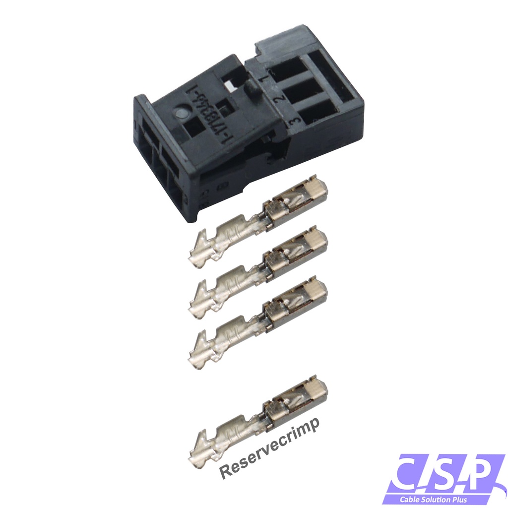 [33-1945] Reparatursatz Stecker 3-polig passt zu VW 1C0972119B BMW 8377064 TE 1718346