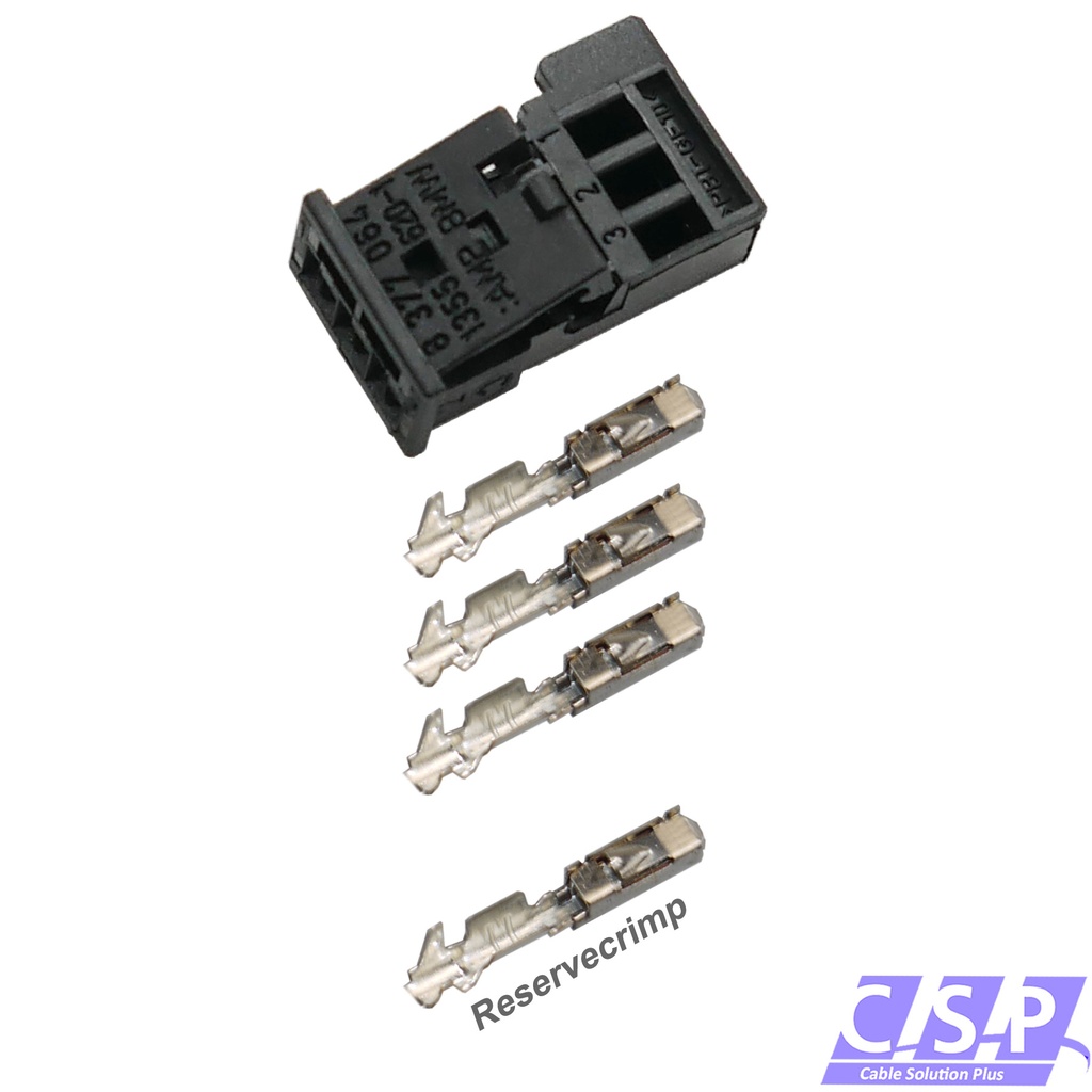 [33-1946] Reparatursatz MQS Stecker 3-polig 0,50²-0,75² passt zu BMW 8377064 / 8 377 064
