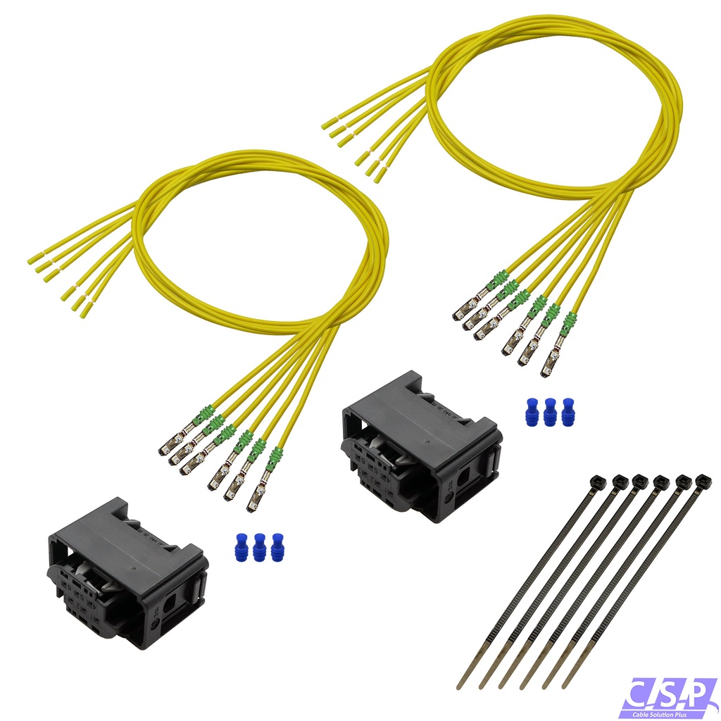 [33-1966-SET] 2x Reparatur Stecker Höhensensor Höhenstandssensor Niveauregulierung Niveausensor