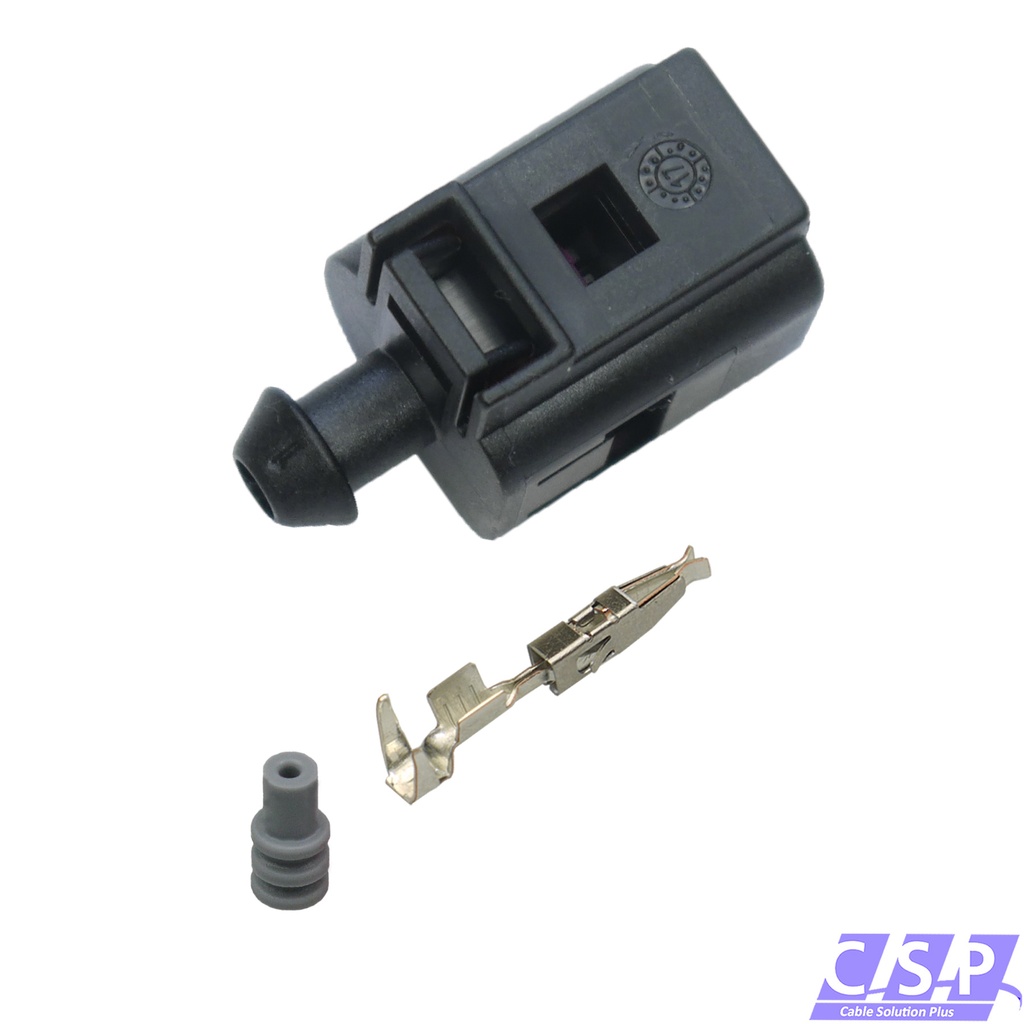 [33-1971] Reparatursatz Stecker 1-polig wie VW AUDI 1J0973701 z. B. Öldruckschalter