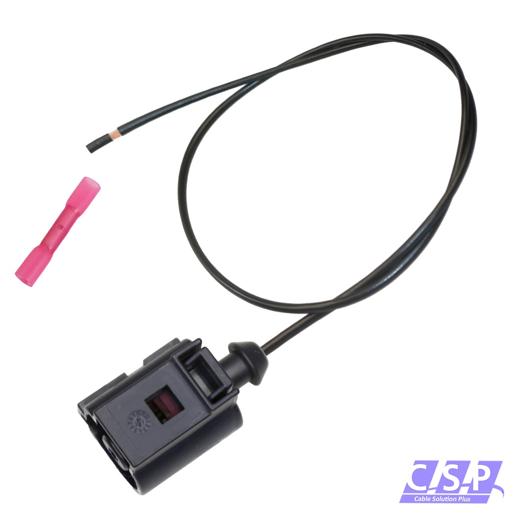 [33-1972] Reparatursatz Kabelsatz Stecker 1-polig wie VW 1J0973701A z. B. Öldruckschalter