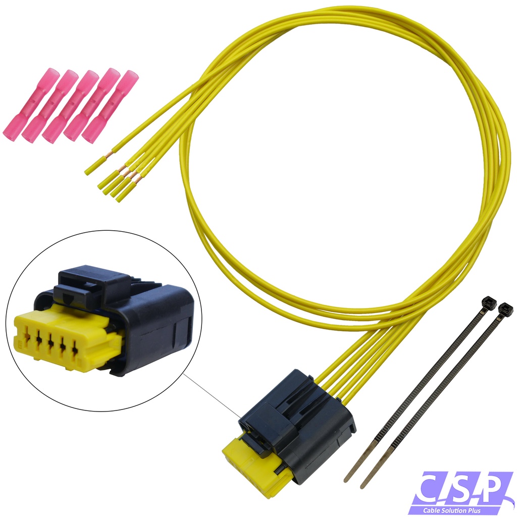 [33-1985] Reparatursatz Kabel 5-pol Stecker Luftmassenmesser AGR passend FIAT Citroen FORD
