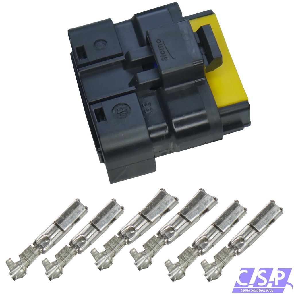 [33-1991] Reparatursatz 6-pol. Stecker Fensterheber für Renault Temic Megane Scenic Laguna