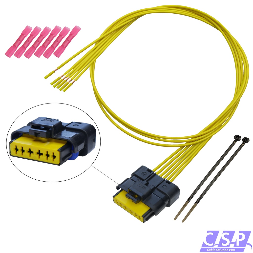 [33-1995] Reparatursatz Stecker 6-pol Luftmassenmesser Kraftstoffpumpe Renault OPEL Nissan