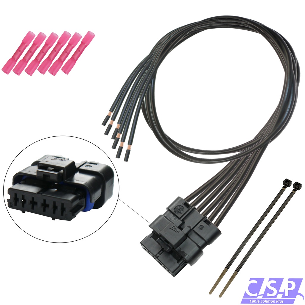[33-1994] Reparatursatz Stecker 6-pol Nissan Micra III (K12) Heckleuchte Rückleuchte Licht