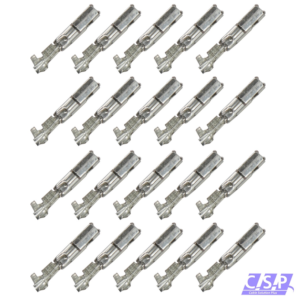 [33-1988-20] 20x Sicma 1.5x0,8 Kontakt Buchse 1,00-2,00mm² 211CC2S2160P Female Terminal Crimp