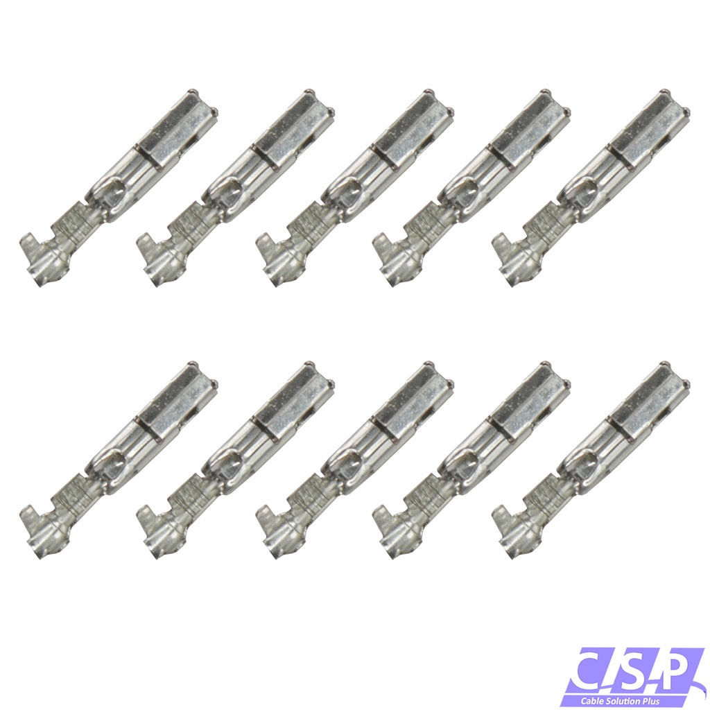 [33-1989-10] 10x Sicma 1.5x0,8 Kontakt Buchse 0,75-1,30mm² 211CC2S4160P Female Terminal Crimp
