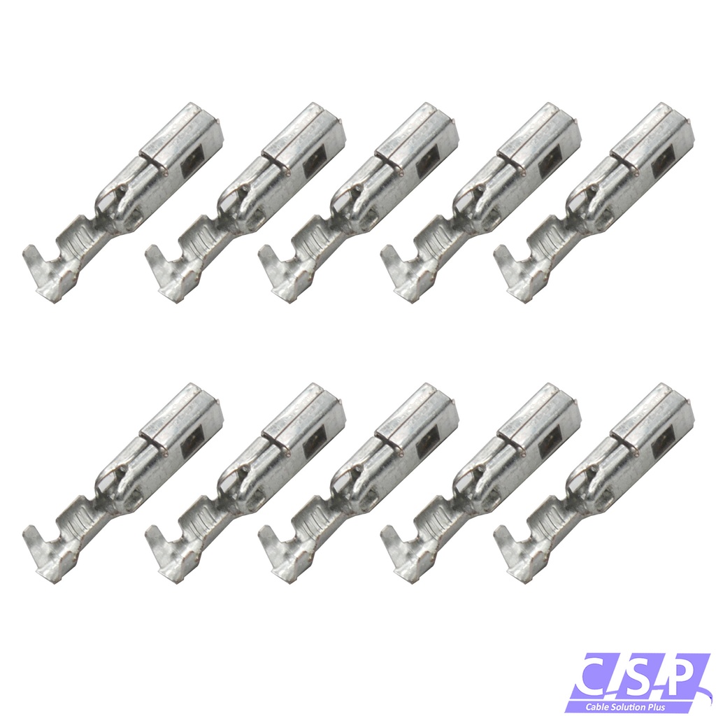[33-1982-10] 10x Sicma 2.8x0,8 Kontakt Buchse 1,00-2,50mm²  211CC3S2120 Female Terminal Crimp