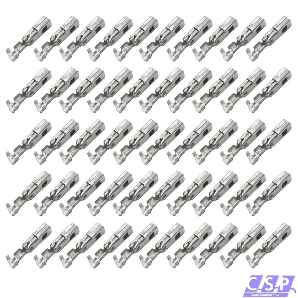[33-1982-50] 50x Sicma 2.8x0,8 Kontakt Buchse 1,00-2,50mm²  211CC3S2120 Female Terminal Crimp