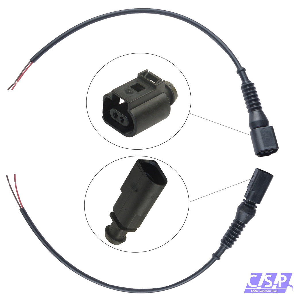 [33-2013-SET] Reparaturset Stecker passt zu VW 1J0973702 1J0973802 Verschleißanzeige, ABS, ESP