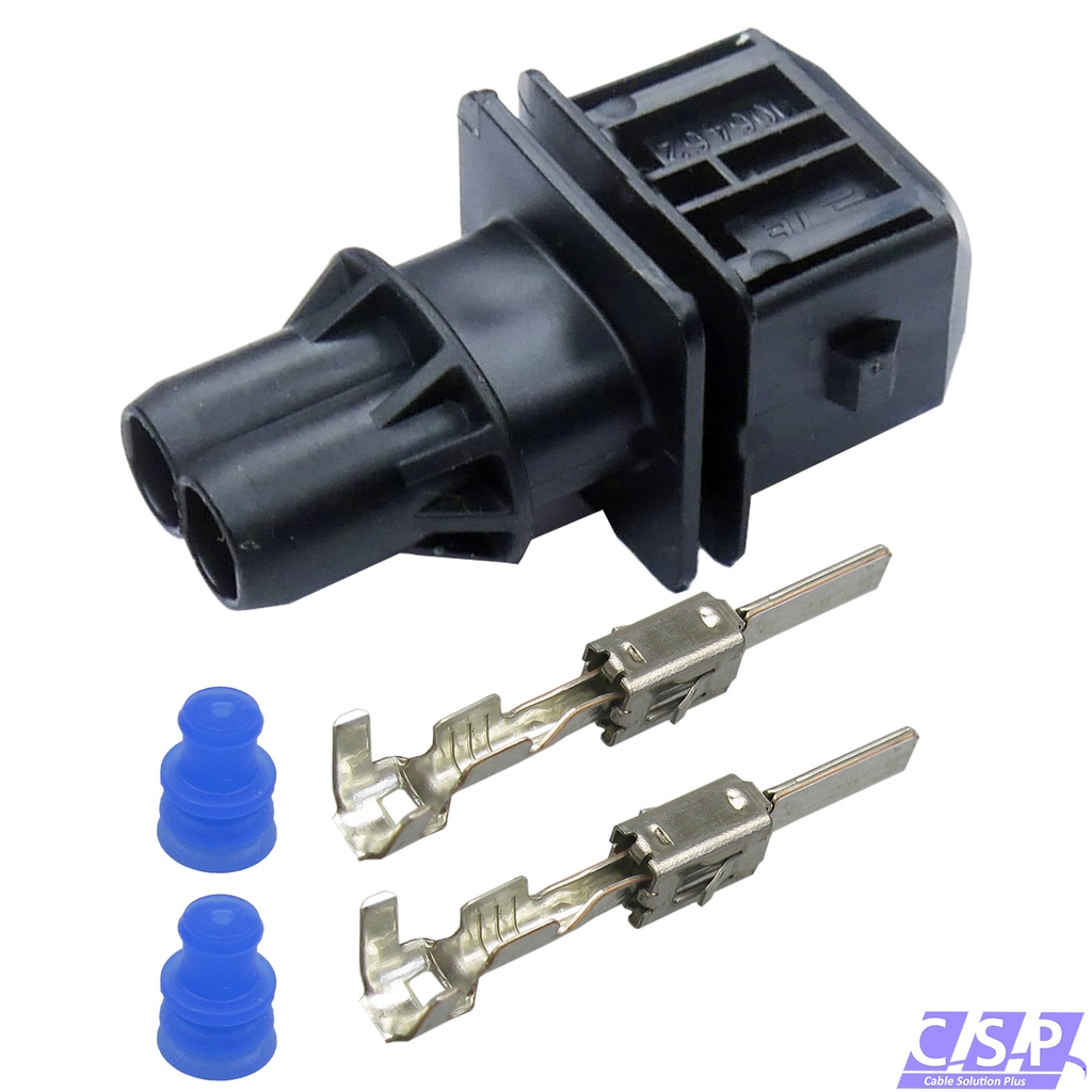 [33-1470] Reparatursatz Stecker 2-polig Stift JPT TE AMP 106462-1 BOSCH EV1 Injektor Sonde