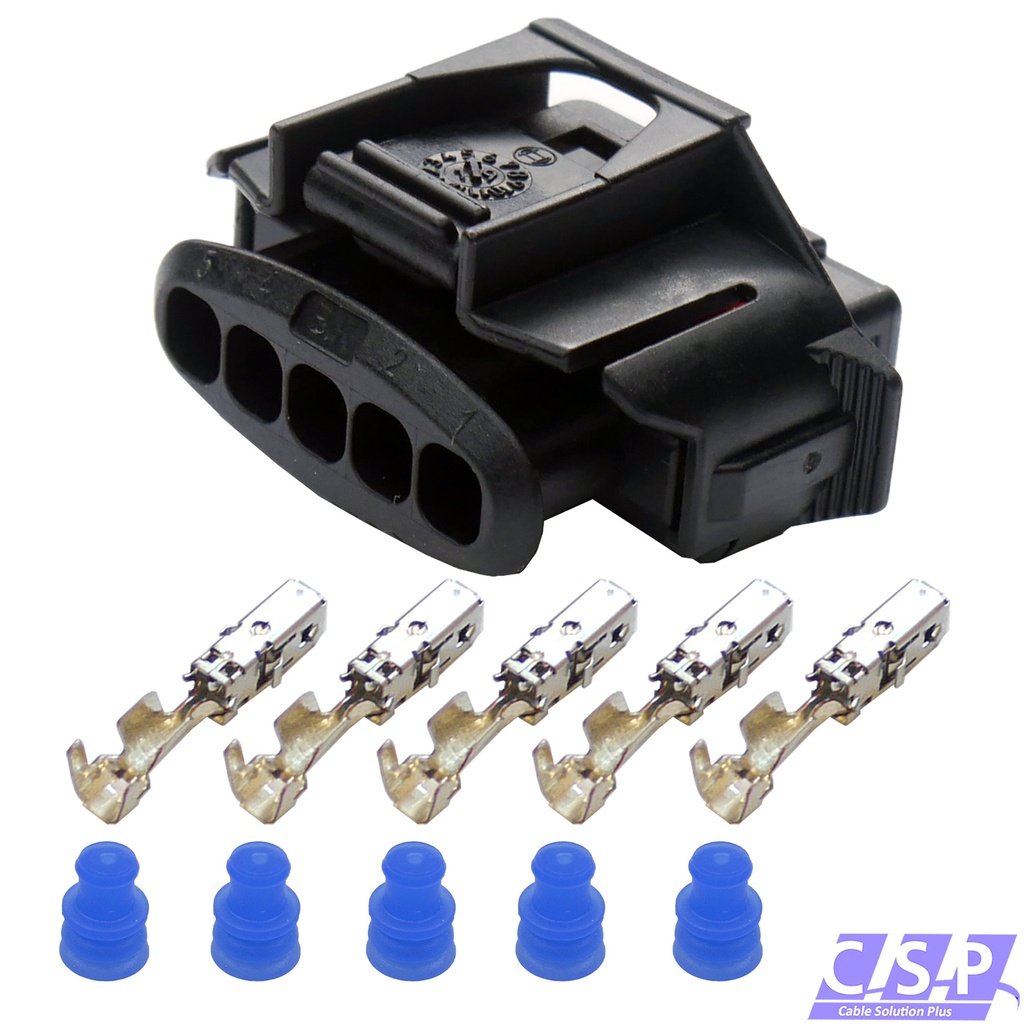 [33-2018] Stecker 5-polig Bosch HFM-5 Luftmassenmesser, AGR-Ventil, passt zu FIAT OPEL MAN