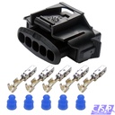Stecker 5-polig Bosch HFM-5 Luftmassenmesser, AGR-Ventil, passt zu FIAT OPEL MAN