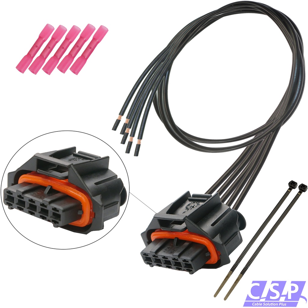 [33-2019] Stecker 5-polig Bosch HFM-5 Luftmassenmesser, AGR-Ventil, passt zu FIAT OPEL MAN