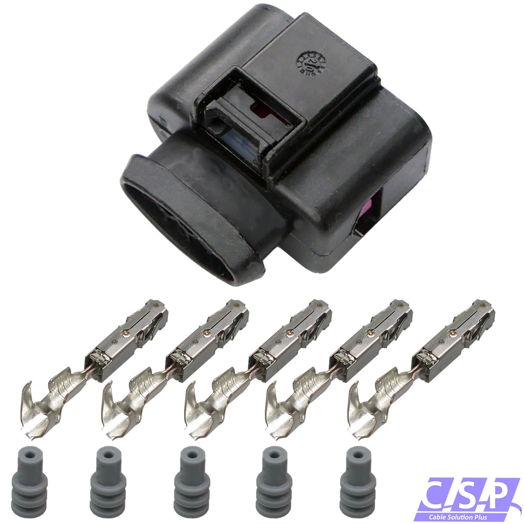 [33-2026] Reparatursatz Stecker 5-polig 8K0973705 8K0 973 705 passt zu AUDI VW SEAT SKODA