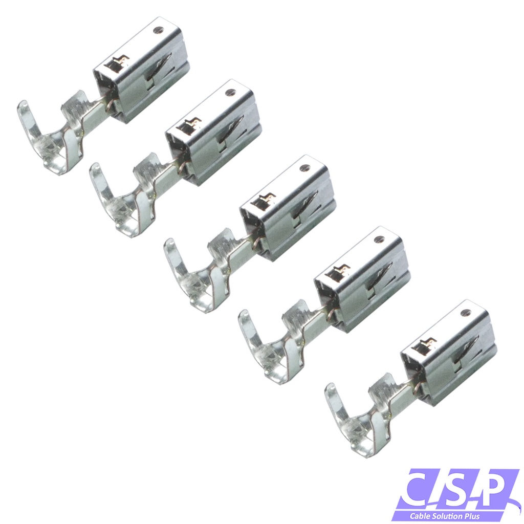 [33-2036-05] 5x MCP 6,3 / 4,8 Kontakt Buchse 1,00mm²-2,50mm² Female Terminal Crimp