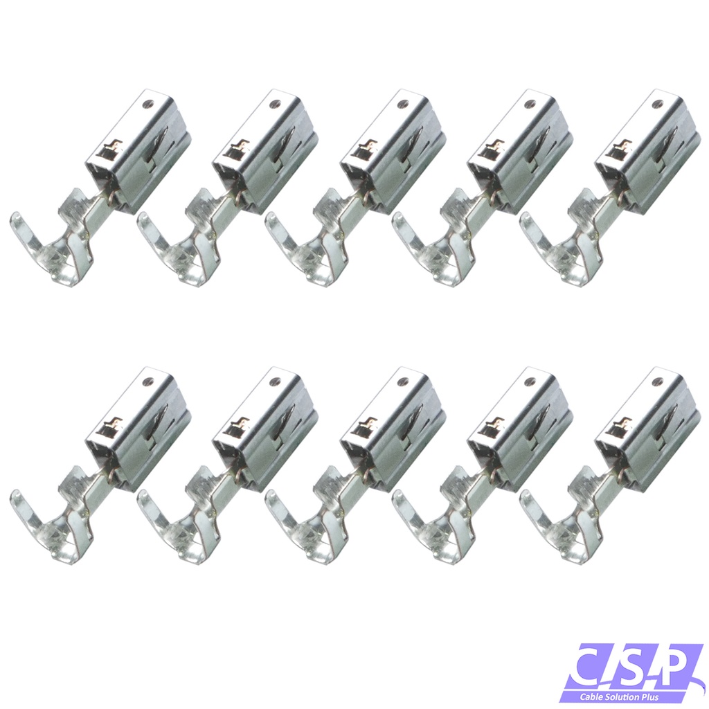 [33-2036-10] 10x MCP 6,3 / 4,8 Kontakt Buchse 1,00mm²-2,50mm² Female Terminal Crimp