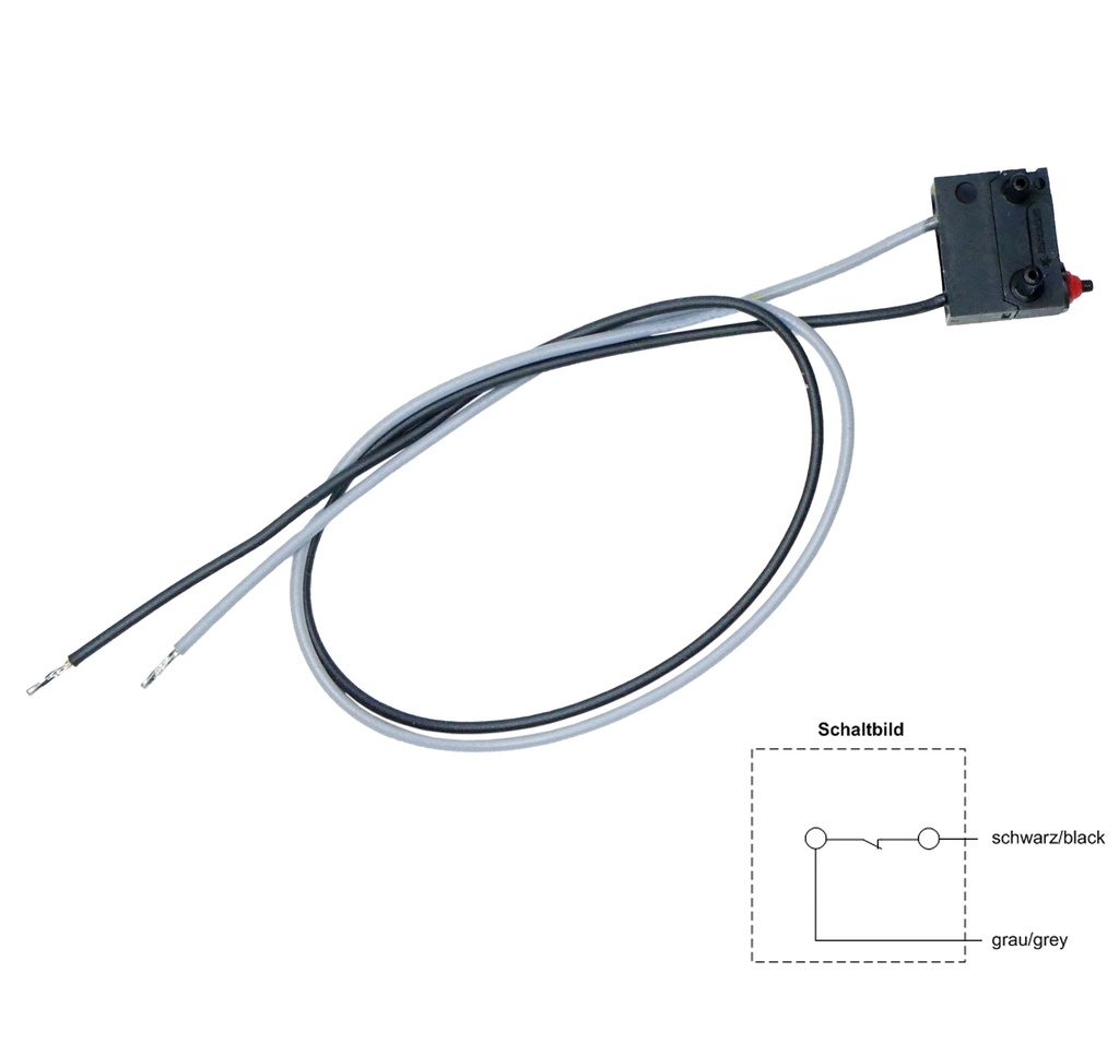 [33-2065] Mikroschalter Switch Cherry DK1F-W9A0, Öffner, IP65, Leitungen/Kabel ca. 250mm