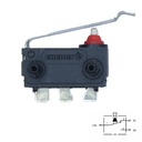Mikroschalter Switch Cherry DK1G-RG49, Wechsler, Zusatzbetätiger wie Rollenhebel