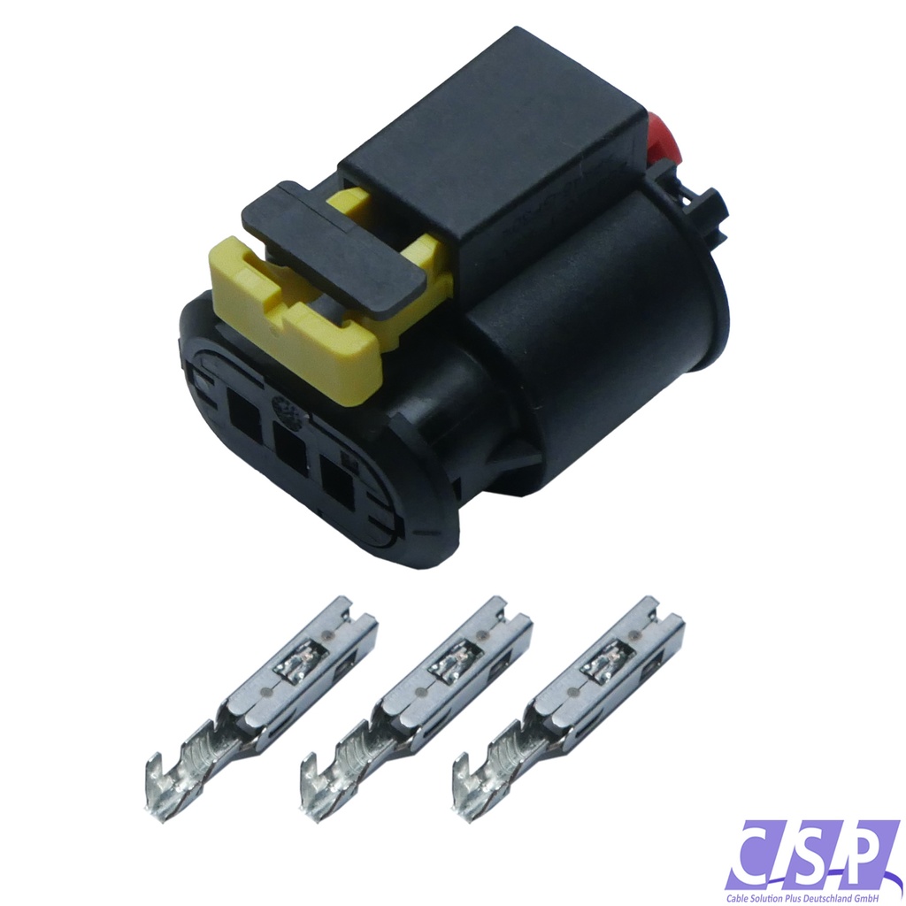 [33-2077] Reparatursatz Stecker Zündspule 3-polig passt zu FIAT OPEL LANCIA TYCO 284425-1
