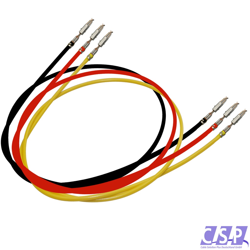 [33-1766-MIX] 3x Reparaturleitung Farbmix wie VW AUDI 000979131E FLRY 1,00mm² Reparaturkabel