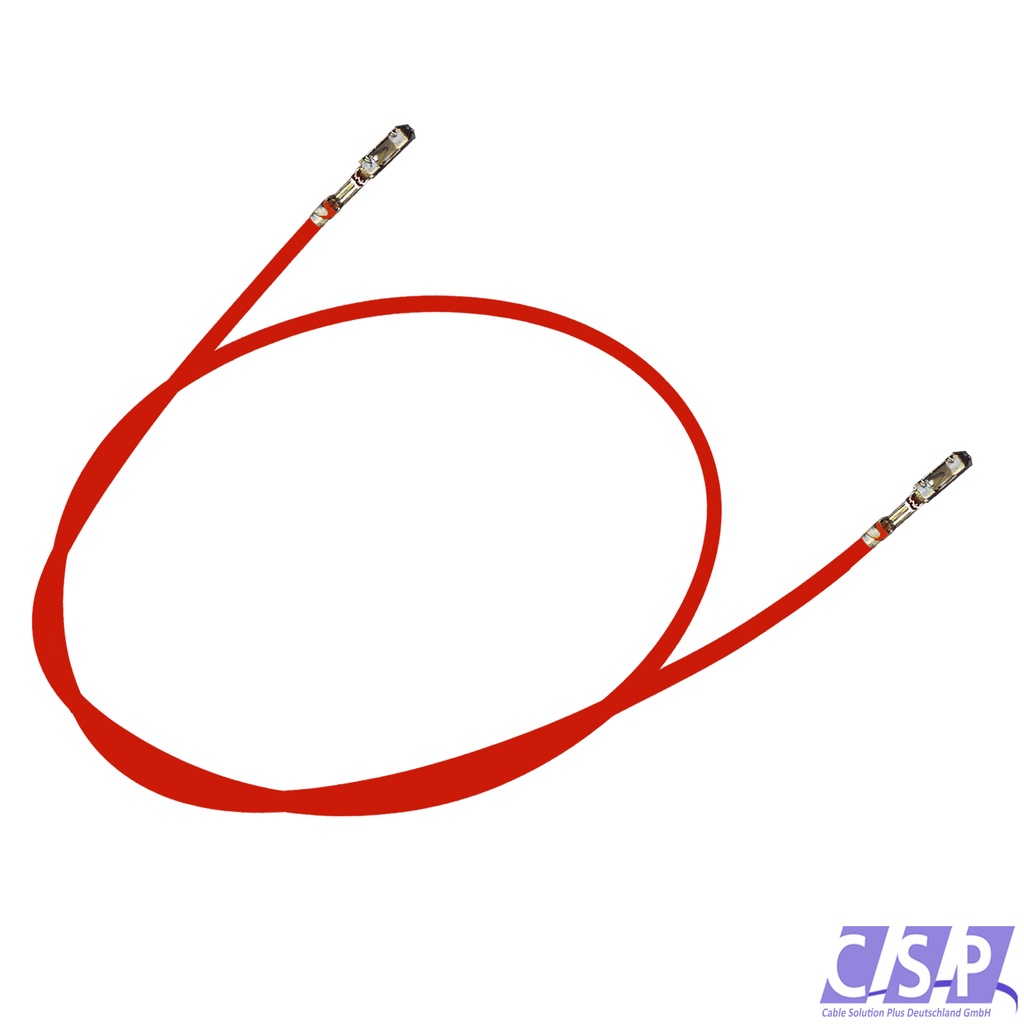 [33-1770-RT] Reparaturleitung rot MQS Buchse kompatibel zu VW AUDI BMW 000979009E FLRY 0,50² Reparaturkabel