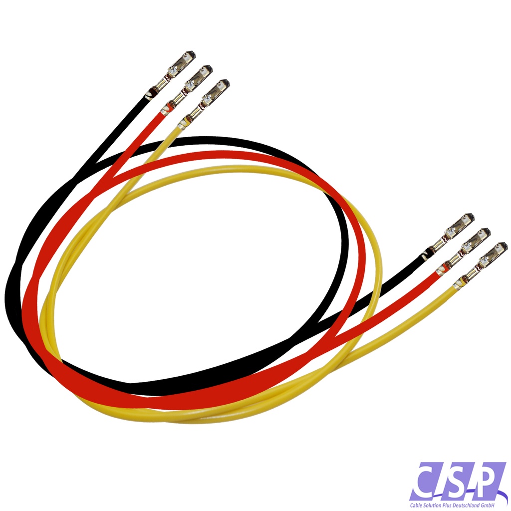 [33-1770-MIX] 3x Reparaturleitung Farbmix MQS kompatibel zu VW AUDI BMW Mercedes 000979009E FLRY 0,50² Reparaturkabel