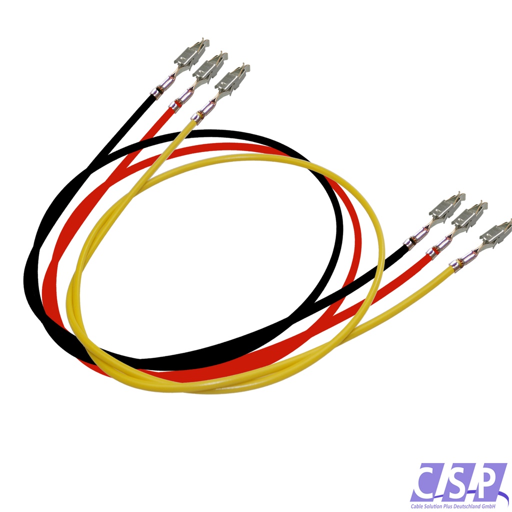 [33-1777-MIX] 3x Reparaturleitung Farbmix JPT wie VW AUDI 000979133E Reparaturkabel 1,00mm² Iso Sicherung