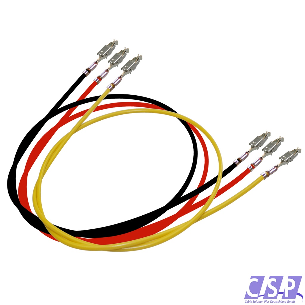 [33-1776-MIX] 3x Reparaturleitung Farbmix JPT wie VW AUDI 000979021E Reparaturkabel 0,50mm² Iso Sicherung