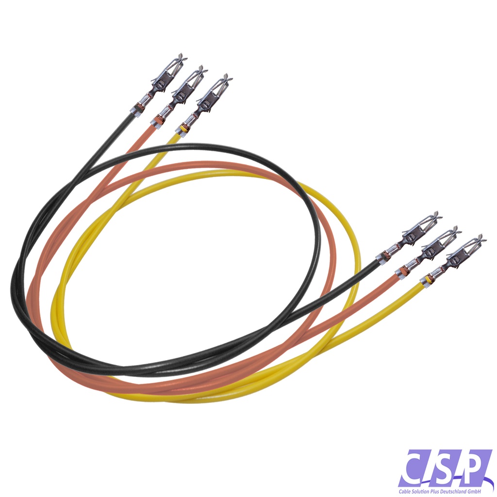 [33-1790-MIX] 3x Reparaturleitung im Farbmix SPT kompatibel zu VW AUDI 000979227E FLRY 2,5mm² Reparaturkabel Sicherung, Sicherungskasten