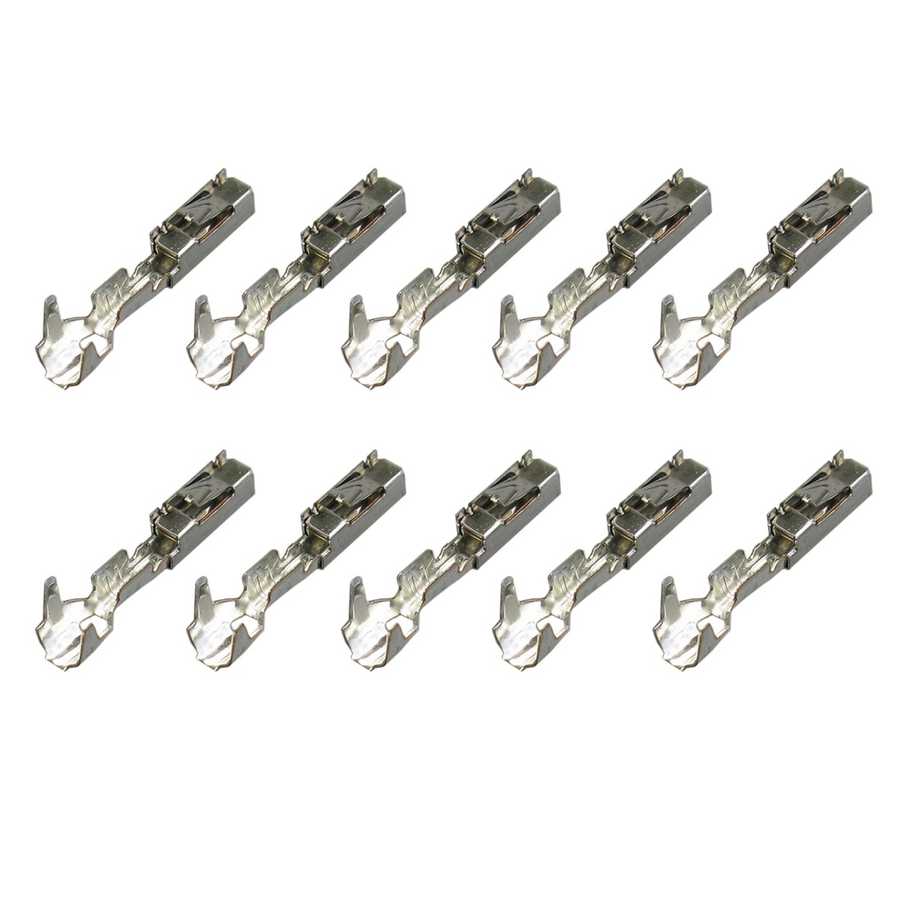 [33-0473-10] 10x MQS Quadlock Buchse Stecker Crimp Kontakt 0,25²-0,35² gedichtet passt zu VW