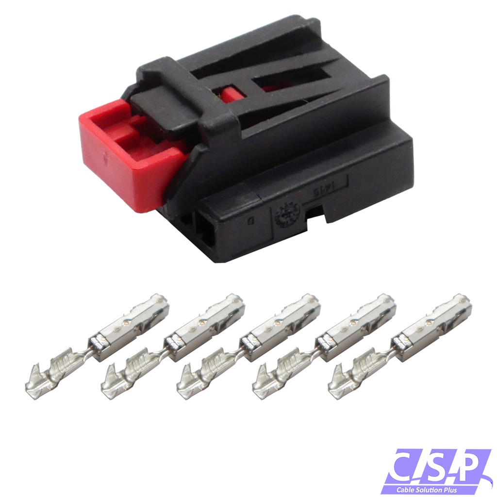[33-2097] Reparatursatz Stecker 5-pol. für VW 5K0972705 Rücklicht Heckleuchte Sitzheizung