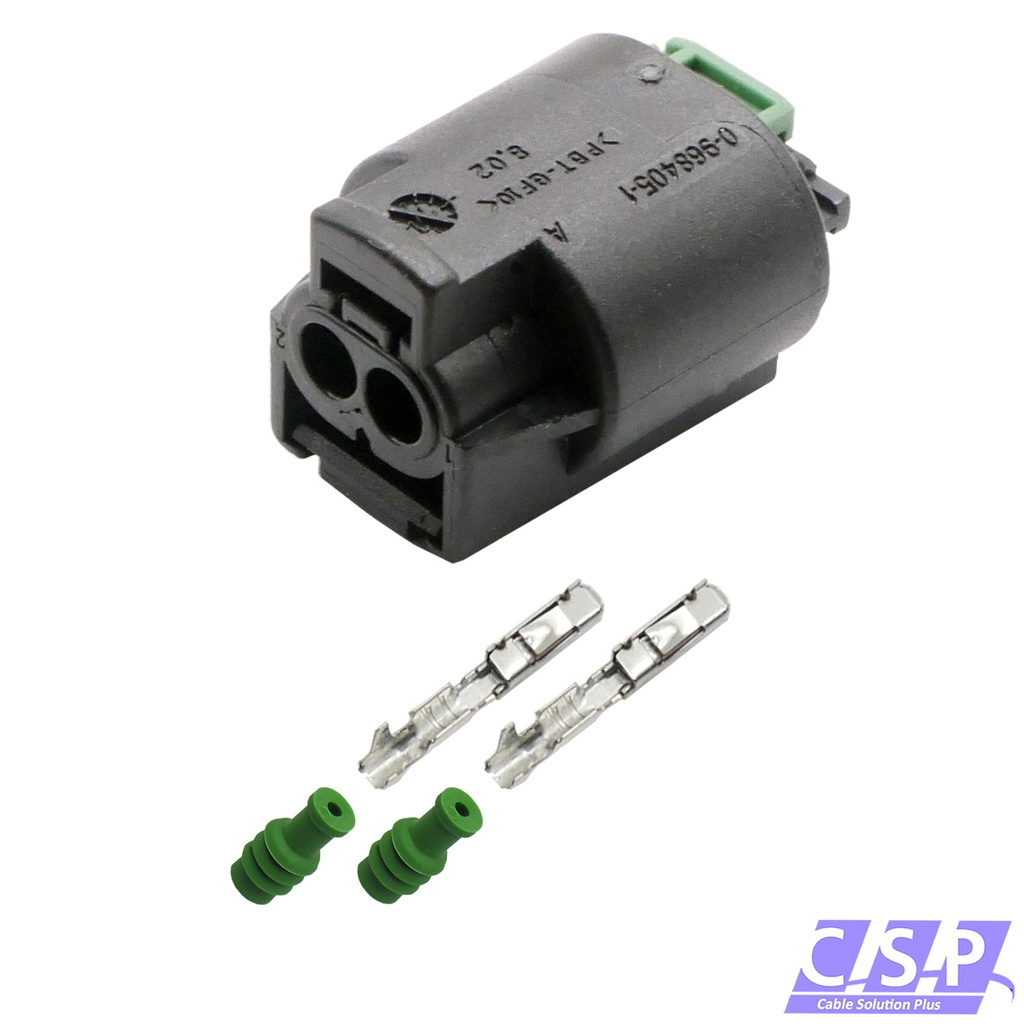 [33-2109] Reparatursatz Stecker 2-pol. passt zu BMW 61138365340 z.B. Raddrehzahlsensor