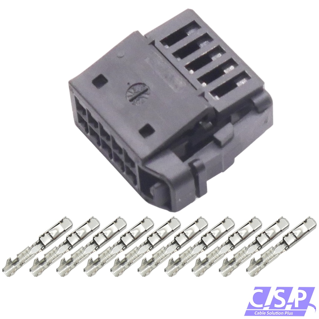 [33-2118] Reparatursatz Stecker MQS 10-polig passend zu VW 6R0972930 6R0 972 930
