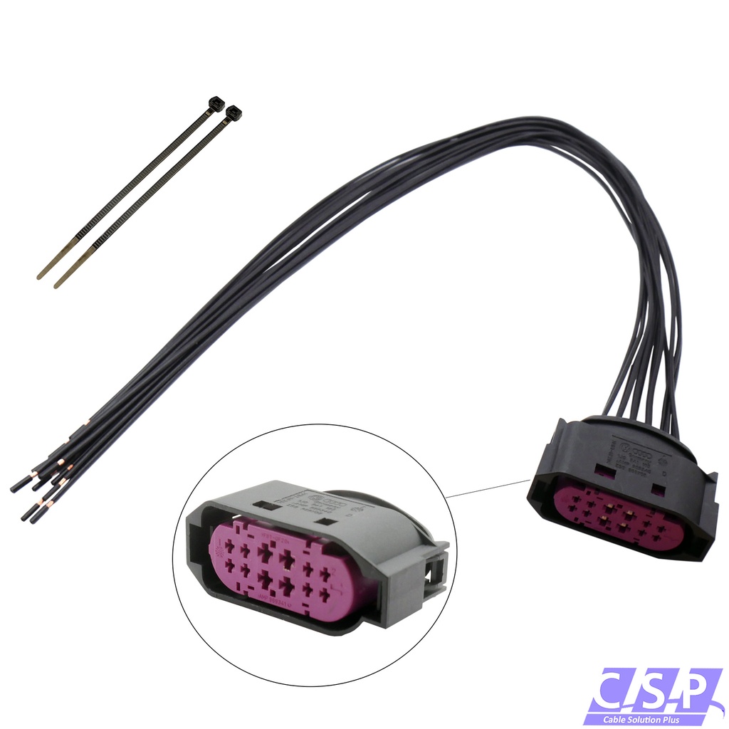 [33-2106] Kabelsatz 1J0941165 Umrüstung Halogen Xenon Scheinwerfer kompatibel mit VW Golf 5 Touran